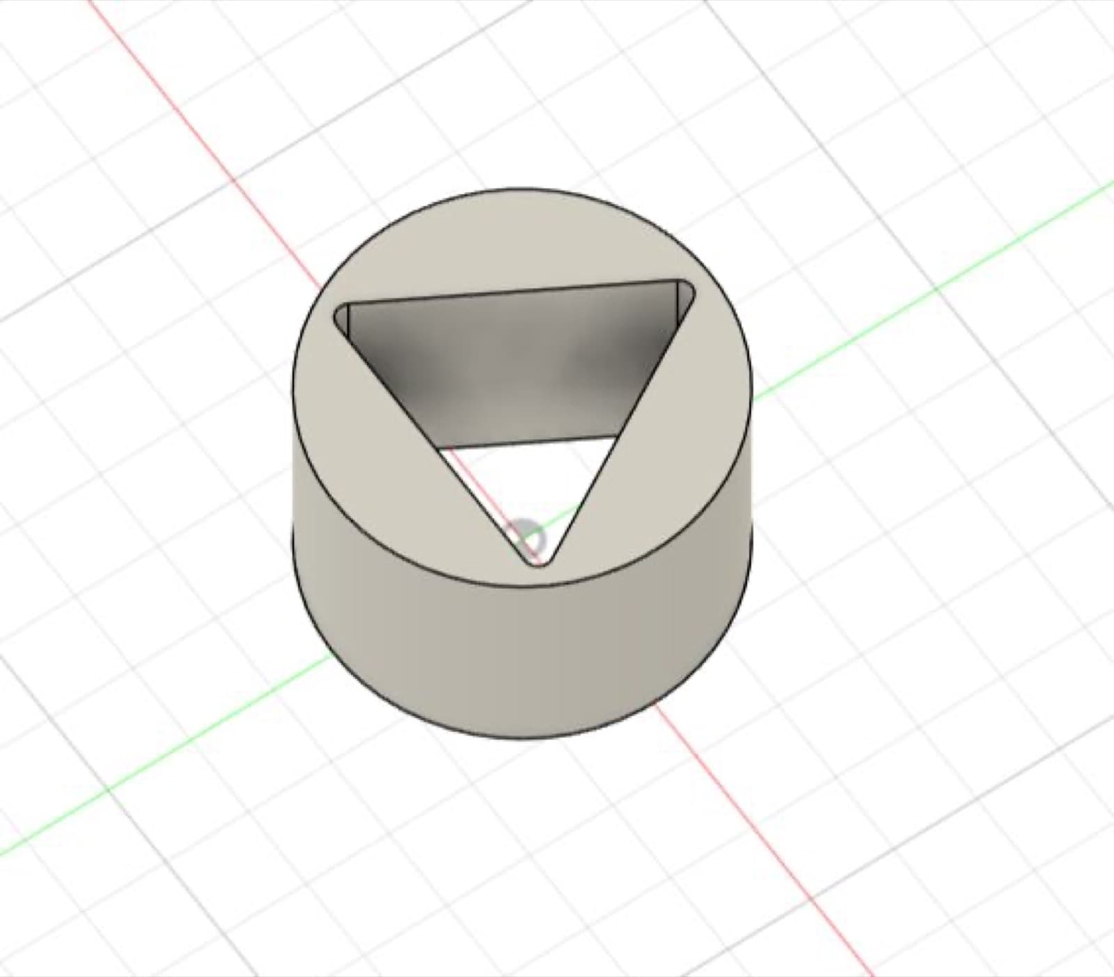 Insert with a triangular drive